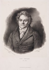 Alois Senefelder, deutscher Erfinder der Lithografie, frühes 19. Jahrhundert von Unbekannt
