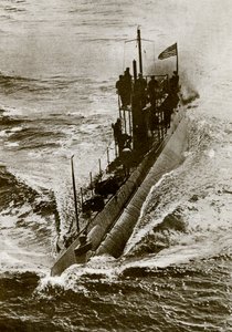 Amerikanisches U-Boot während des Ersten Weltkriegs