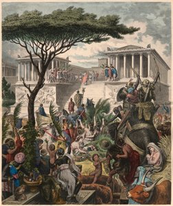 Antikes Griechenland: Pergamonaltar, Feier des Sieges des Attalidenkönigs Eumenes II. über die galatischen Feinde von Unbekannt