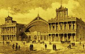 Anhalter Bahnhof in Berlin, ca. 1880