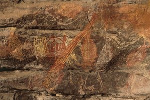 Aborigine-Felsmalereien im Kakadu-Nationalpark
