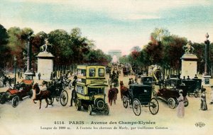 Avenue des Champs-Élysées, Paris, ca. 1900