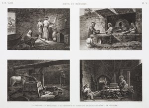 Bäckerei & Konditorei Bäcker und Süßwarenhersteller, Ägypten, ca. 1798