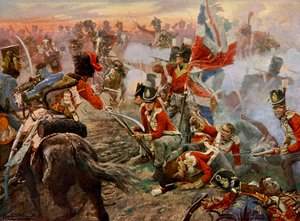 Schlacht von Quatre Bras im Jahr 1815