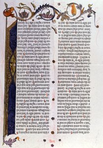 Bibel Seite 36 Zeilen von Gutenberg, Mainz