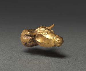 Rinder-Finial, 400-300 v. Chr.