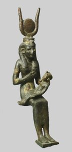 Bronzestatue der ägyptischen Göttin von Unbekannt