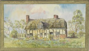 Burston - altes Cottage von Unbekannt
