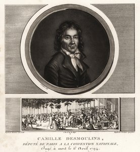 Camille Desmoulins, Abgeordneter von Paris bei der Nationalversammlung von Unbekannt
