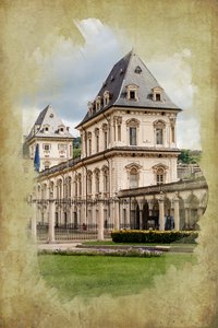 Castello del Valentino, Turin, Piemont, Italien (manipuliertes Foto) von Unbekannt