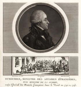 Charles-Francois du Perier Dumouriez, französischer General während der Französischen Revolutionskriege von Unbekannt