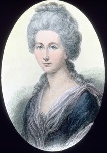 Charlotte Kestner, die Figur für Lotte in Goethes Die Leiden des jungen Werther von Unbekannter Künstler