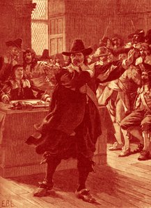 Cromwell spricht vor dem Langen Parlament