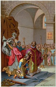 Absetzung des französischen Königs Ludwig I. (833), frühes 20. Jahrhundert