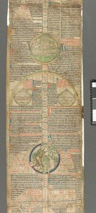 Detail eines Rundels aus Peter von Poitiers, Compendium historiae in genealogia Christi