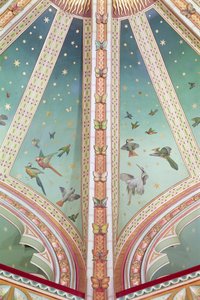 Detail der Decke, Castell Coch, Südwales von Unbekannt