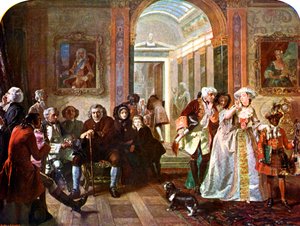 Doktor Johnson im Vorzimmer von Lord Chesterfield