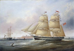 Doppelporträt des Bootes 