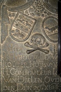 Niederländischer Grabstein in der St. Franziskus Kirche (Foto) von Unbekannt