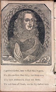 Edward Cocker, englischer Mathematiker und Graveur von Unbekannt