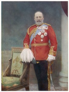 Edward VII (1841-1910) König von England 1901-1910, Foto von Downey