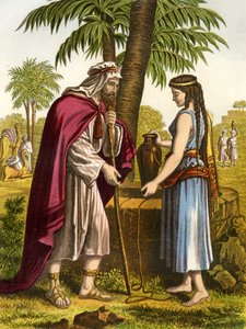 Eliezer und Rebekka - Bibel