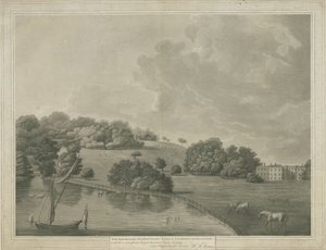 Enville Hall: Aquatinta-Radierung, nd [?19. Jh.]