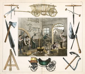 Fertigung, Straßentransport Der Wagenbauer