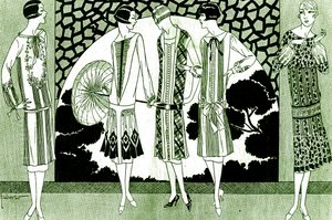 Mode: Kleider im Mai 1925 von Unbekannter Künstler