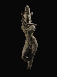 Figur von Venugopala, Südindien, späte Chola/frühe Vijayanagar-Periode, spätes 13./frühes 14. Jahrhundert von Unbekannt