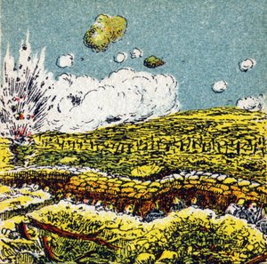 Erster Weltkrieg 1914-1918: Die Schlacht von Verdun am 21. Februar von Unbekannt