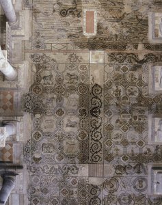 Boden der frühchristlichen Basilika von Aquileia, Udine von Unbekannt