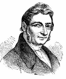 Franz Xaver Gabelsberger (1789-1849), Erfinder eines Kurzschriftsystems von Unbekannter Künstler