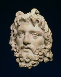 Kopf des Jupiter von Unbekannt