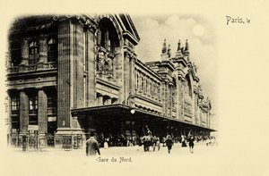 Gare du Nord, Paris, ca. 1900
