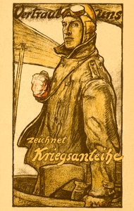 Deutsches WW1 Kriegsanleihen-Poster von Unbekannter Künstler