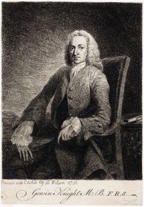 Gowin Knight, Wissenschaftler, ca. 1751 von Unbekannt