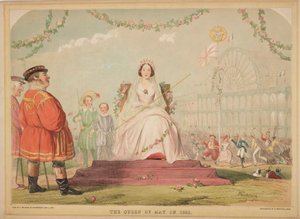 Die Maikönigin im Jahr 1851 von Unbekannter Künstler