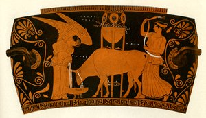 Griechische rotfigurige Vase