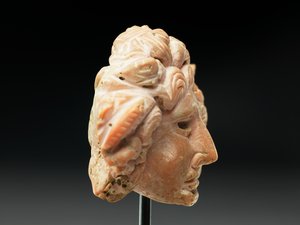 Kopf der Medusa, aus Baktrien oder Gandhara, 2.-1. Jahrhundert v. Chr.