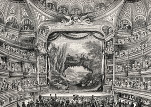 Geschichte des Theaters: Das Variétés Amusantes Theater in Paris (jetzt das Théâtre-Français)