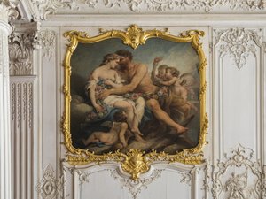Hymen von Herkules und Hebe. Gemälde von Charles Tremolieres (1703-1739). Fürstenzimmer. Hôtel de Soubise, Paris von Unbekannt