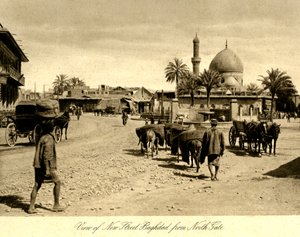 Irak - Blick auf die neue Straße Bagdad vom Nordtor