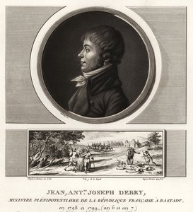 Jean Antoine Joseph Debry, Gesandter der Französischen Republik, Redner von Unbekannt