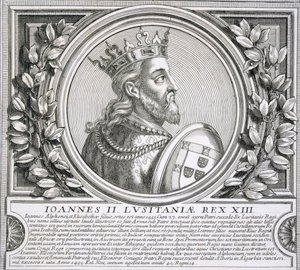 Johann II. von Portugal (Lithografie) von Unbekannt