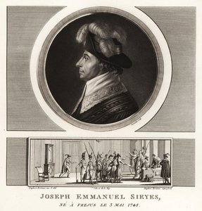 Joseph Emmanuel Sieyes, französischer Politiker und Theoretiker von Unbekannt