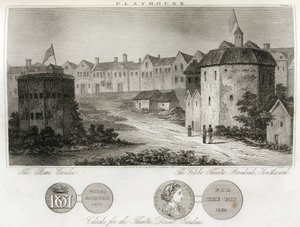 Der Bärenpark und das Globe Theatre an den Ufern von London
