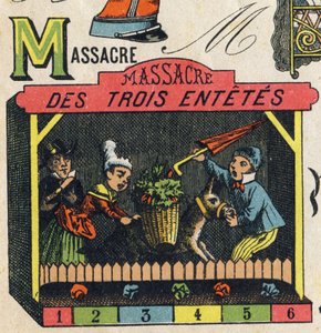 Buchstabe M. Gravur in "ABC Spielzeuge"