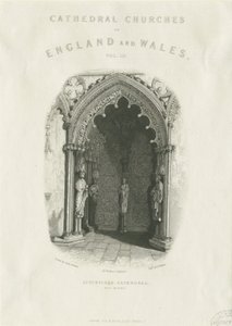 Lichfield Kathedrale - Westliches Portal von Unbekannt