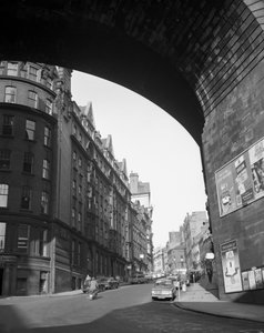 Blick auf die Dean Street von The Side, Newcastle upon Tyne, UK, November 1963 von Unbekannt